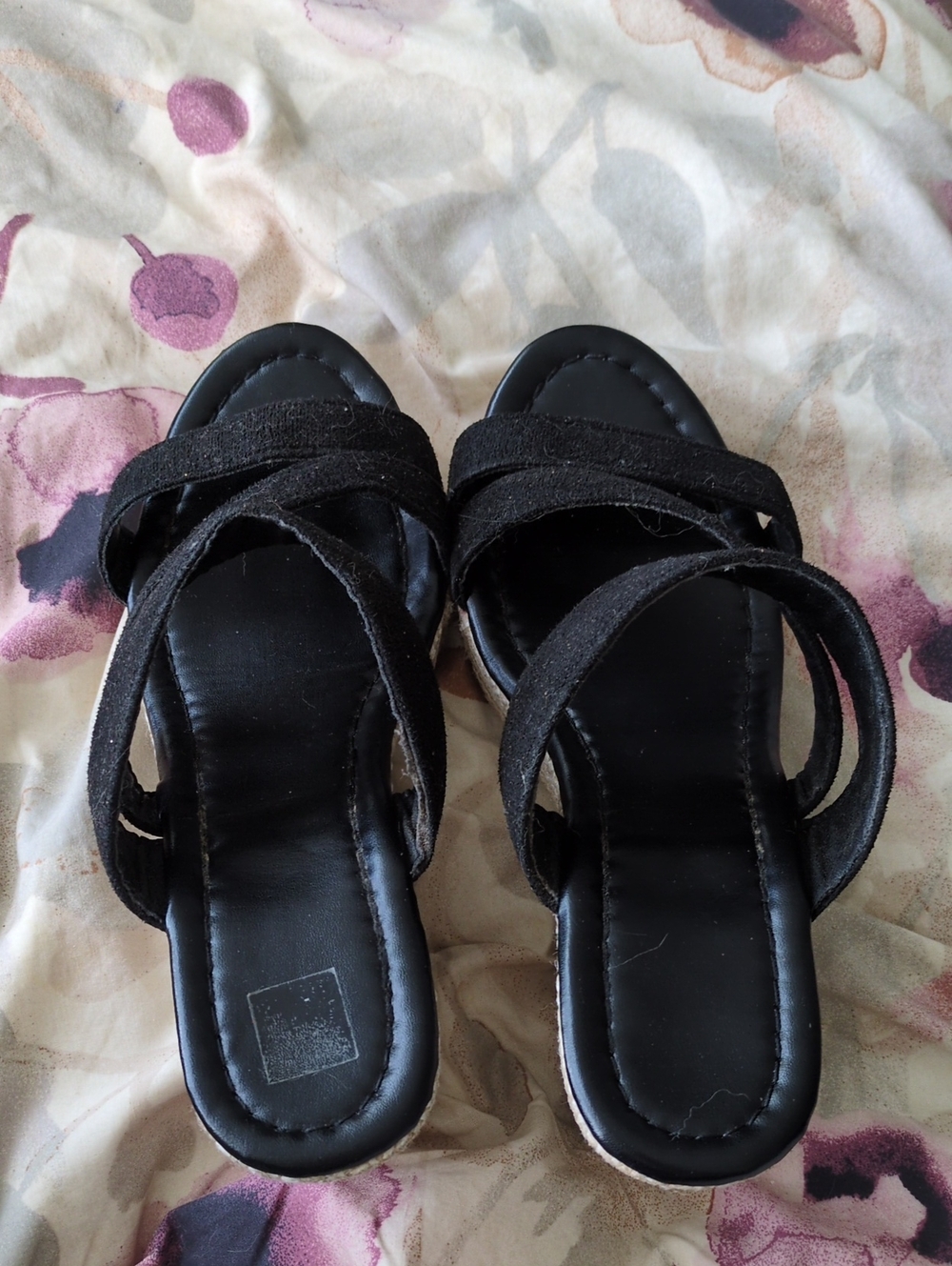 Black Strappy Women's Sandals